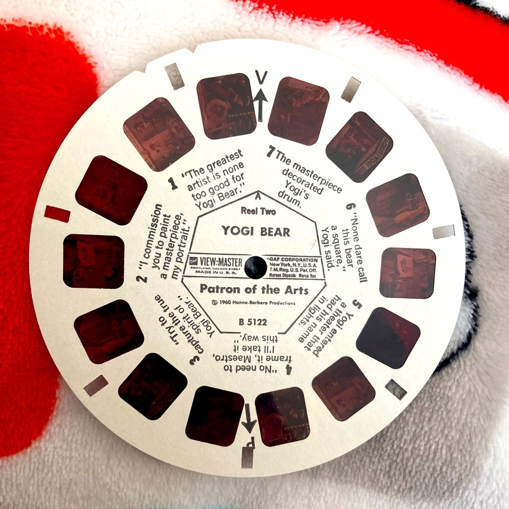 Disney YOGI BEAR View Master reel